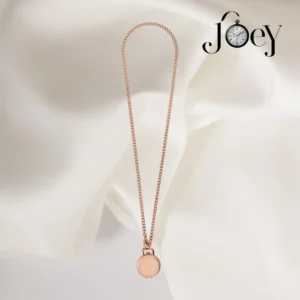 Fossil Jacqueline Rose Gold Watch Locket Necklace