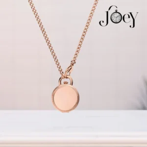 Fossil Jacqueline Rose Gold Watch Locket Necklace